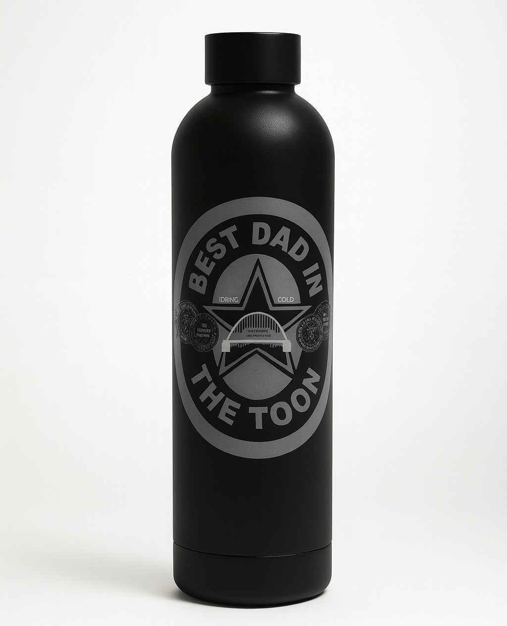Best Dad Water bottle Gift for Dad, Best Friend, Gift for Him Newcastle Brown Ale NUFC dads