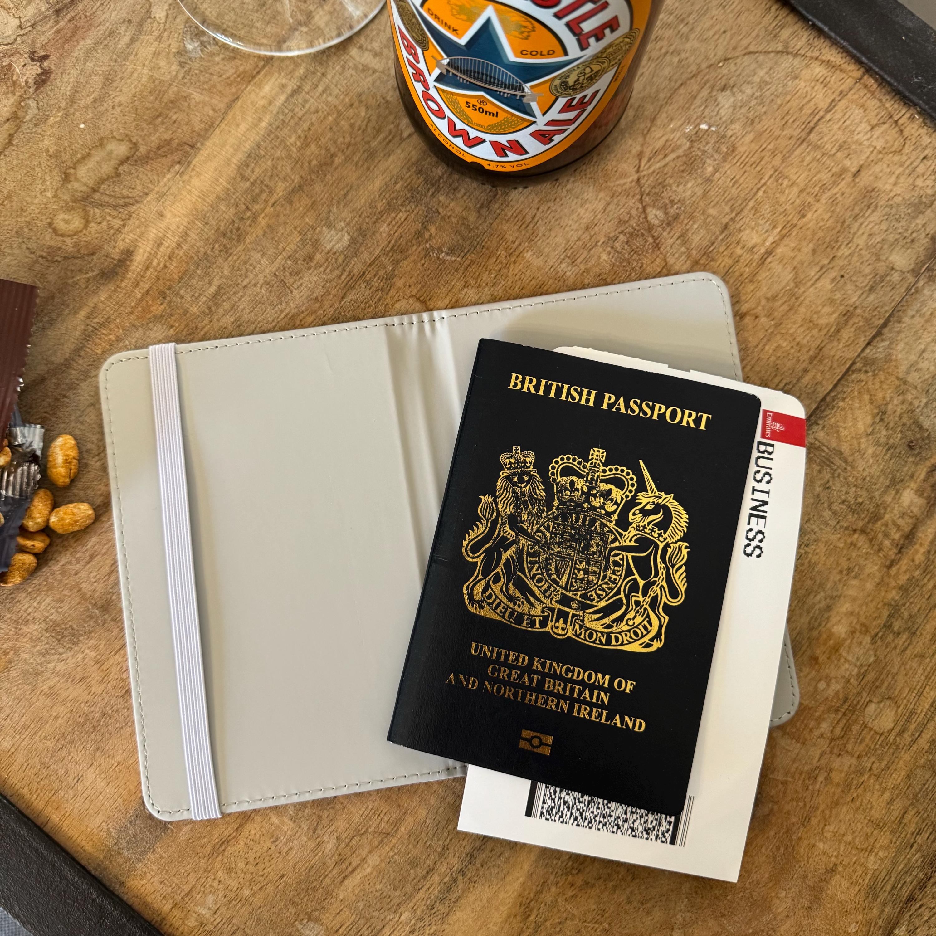 Best in Toon Personalised Passport Holder Newcastle fan Travel Luggage Tag